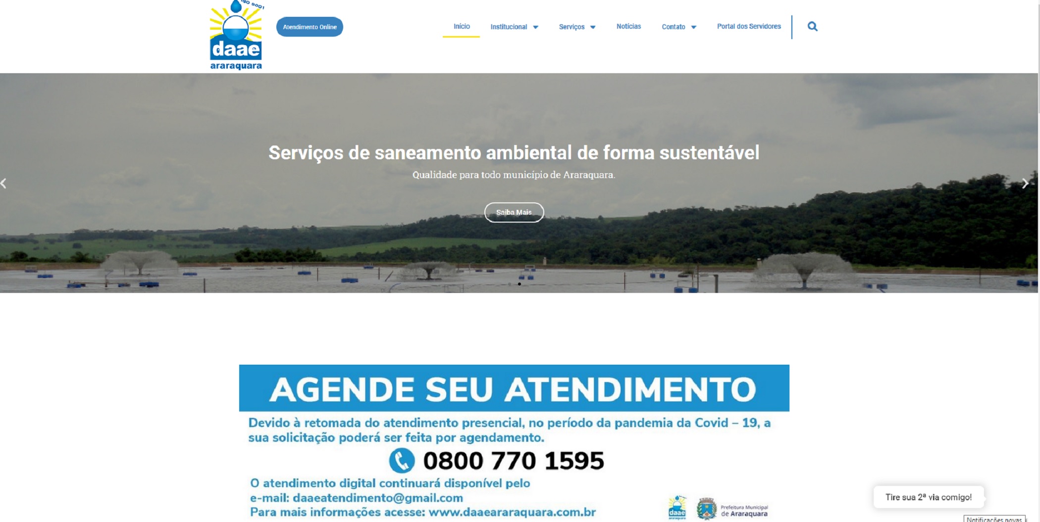 Leia mais sobre o artigo Daae adapta seu site para atender aos requisitos da Lei de Acesso à Informação