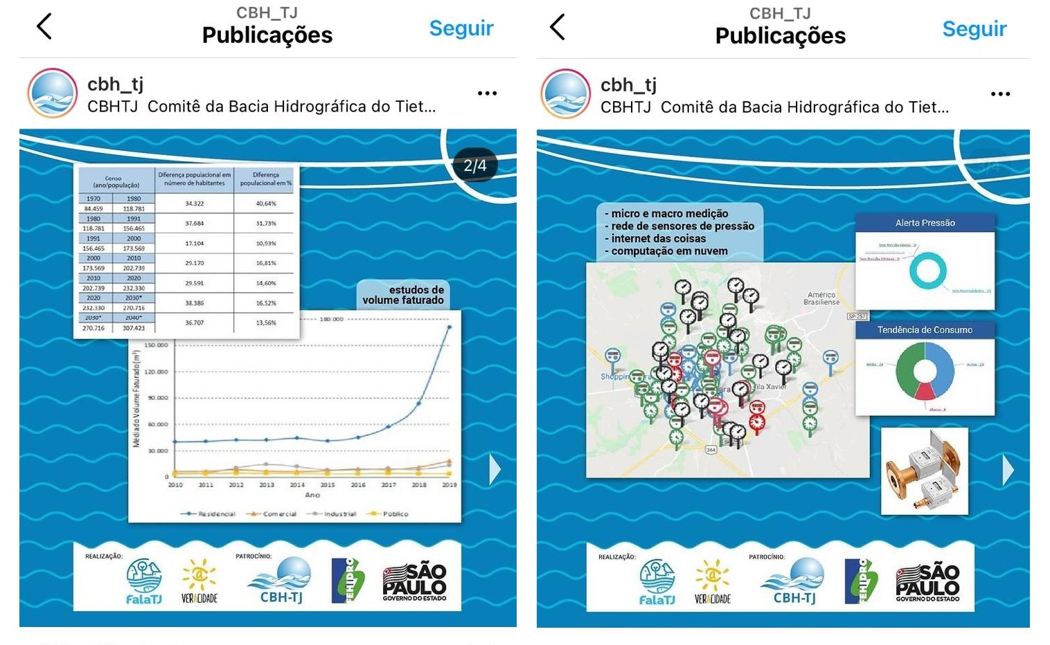 Leia mais sobre o artigo Daae: Projeto cidade inteligente é destaque em rede social do Comitê de Bacia