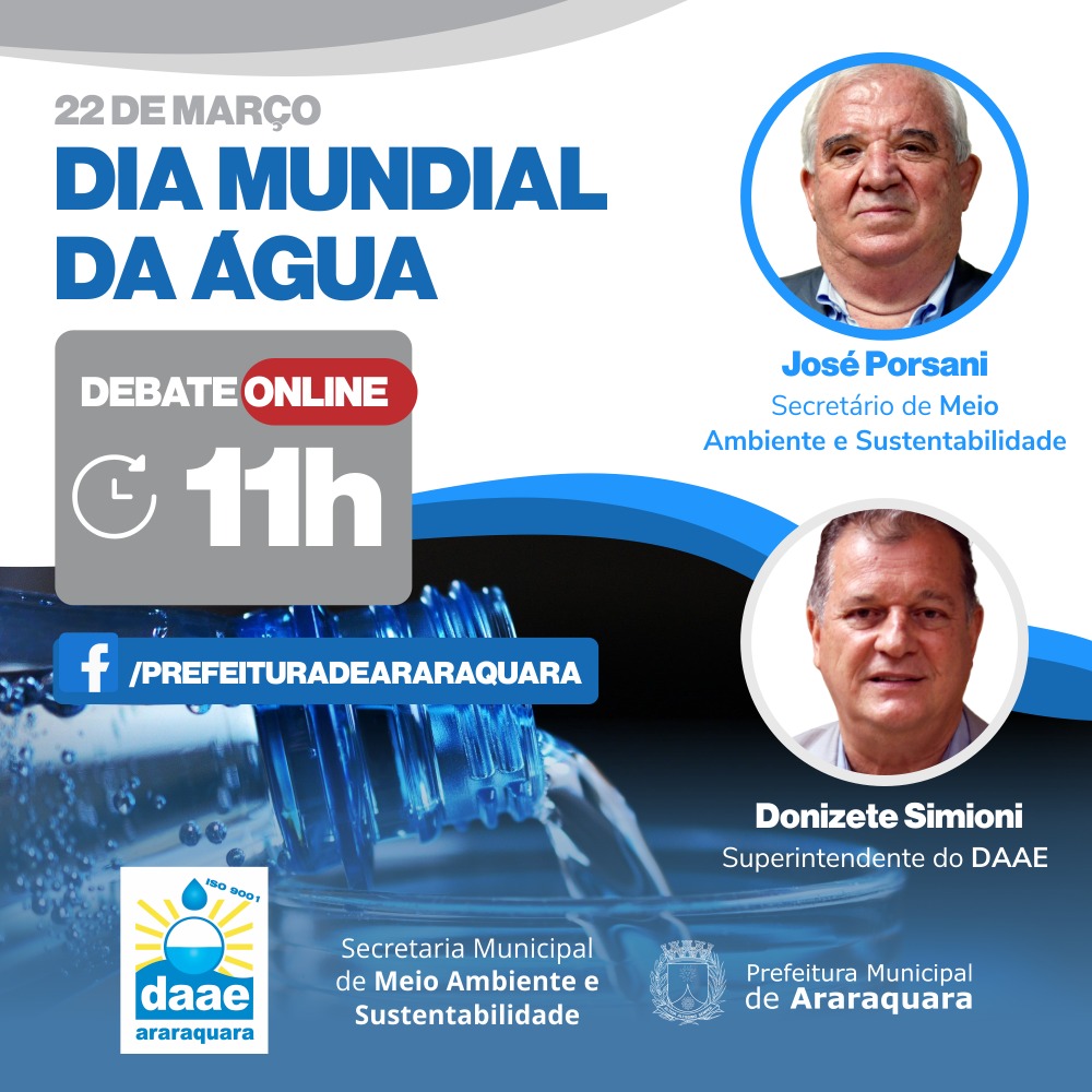 Leia mais sobre o artigo Debate online marca o Dia Mundial da Água