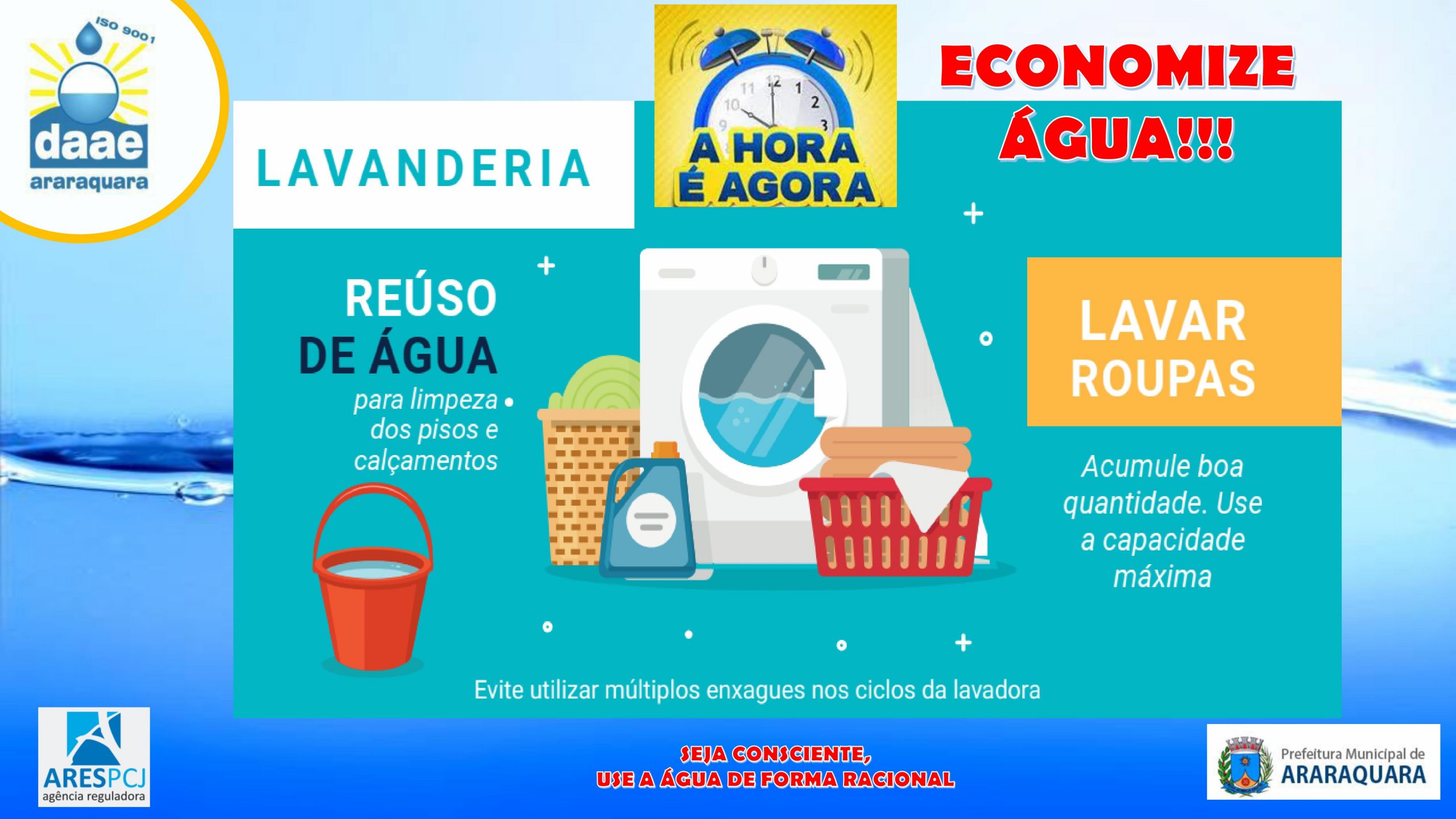 Leia mais sobre o artigo A hora é agora, economize água!