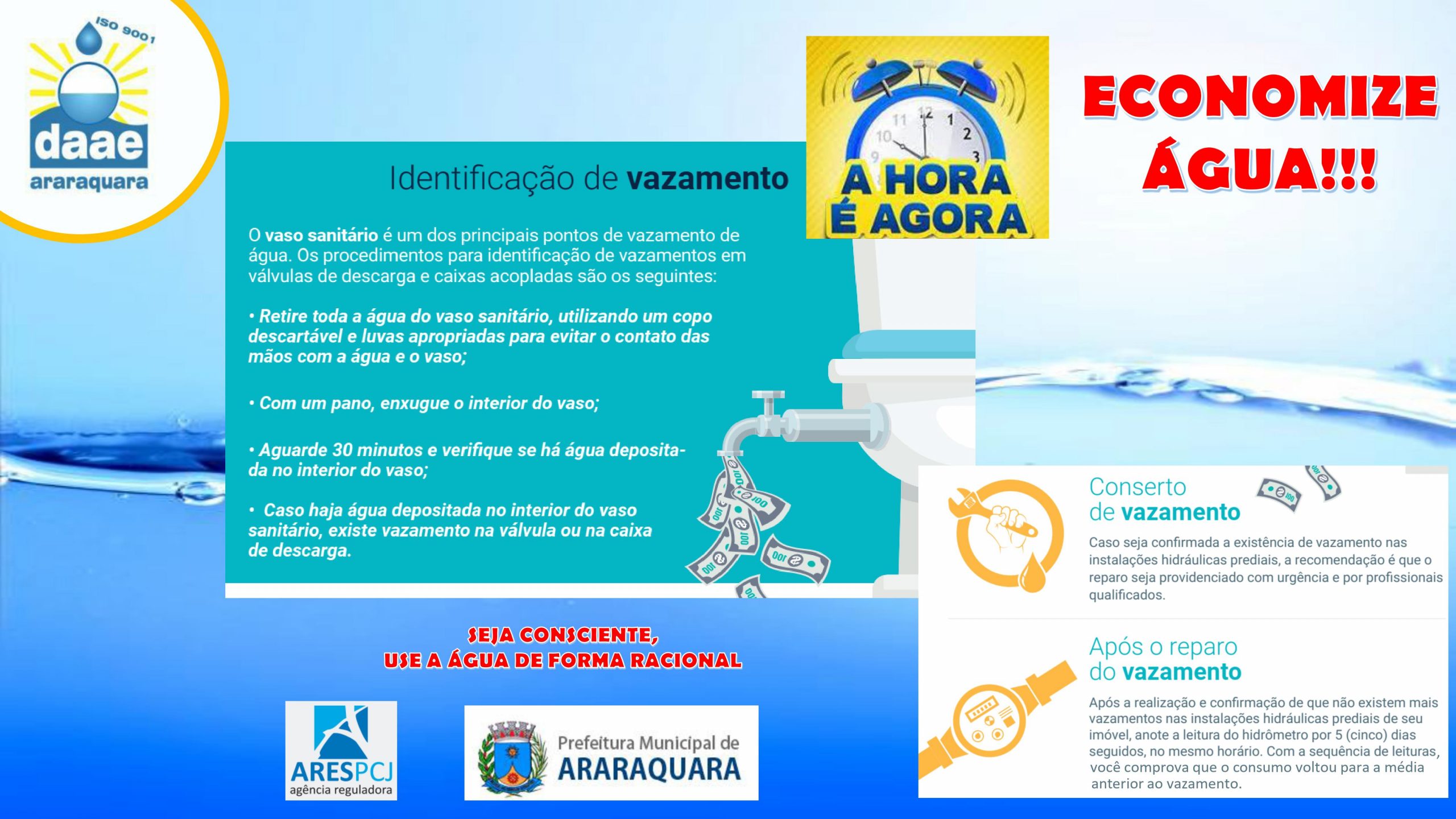 Leia mais sobre o artigo A hora é agora, economize água!