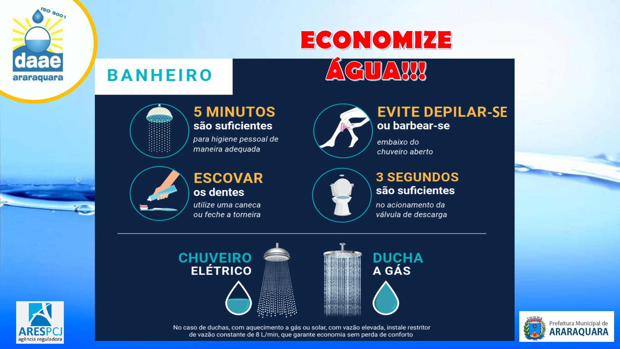 Leia mais sobre o artigo Daae alerta para o uso racional da água