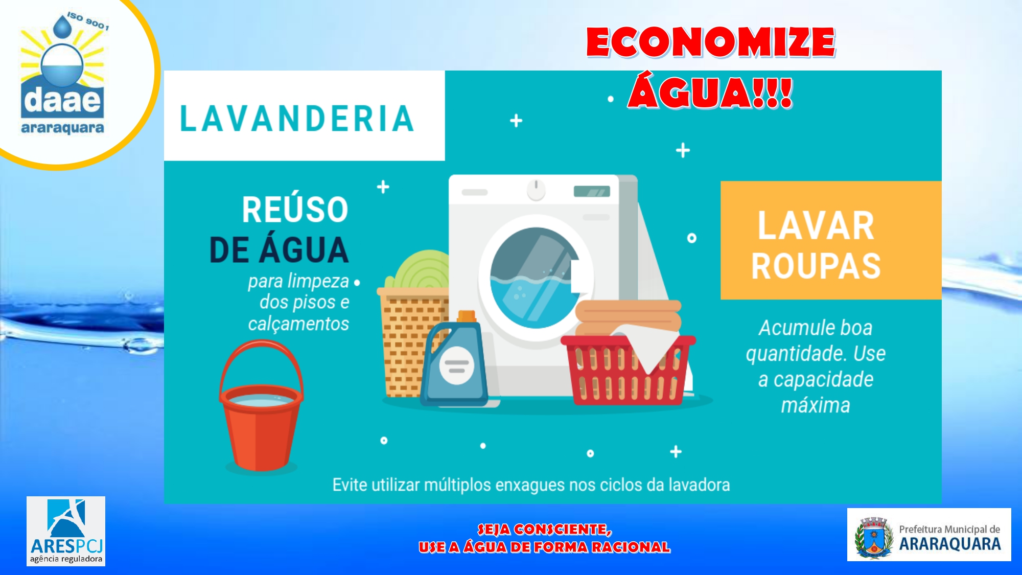 Leia mais sobre o artigo Daae alerta para o uso racional da água