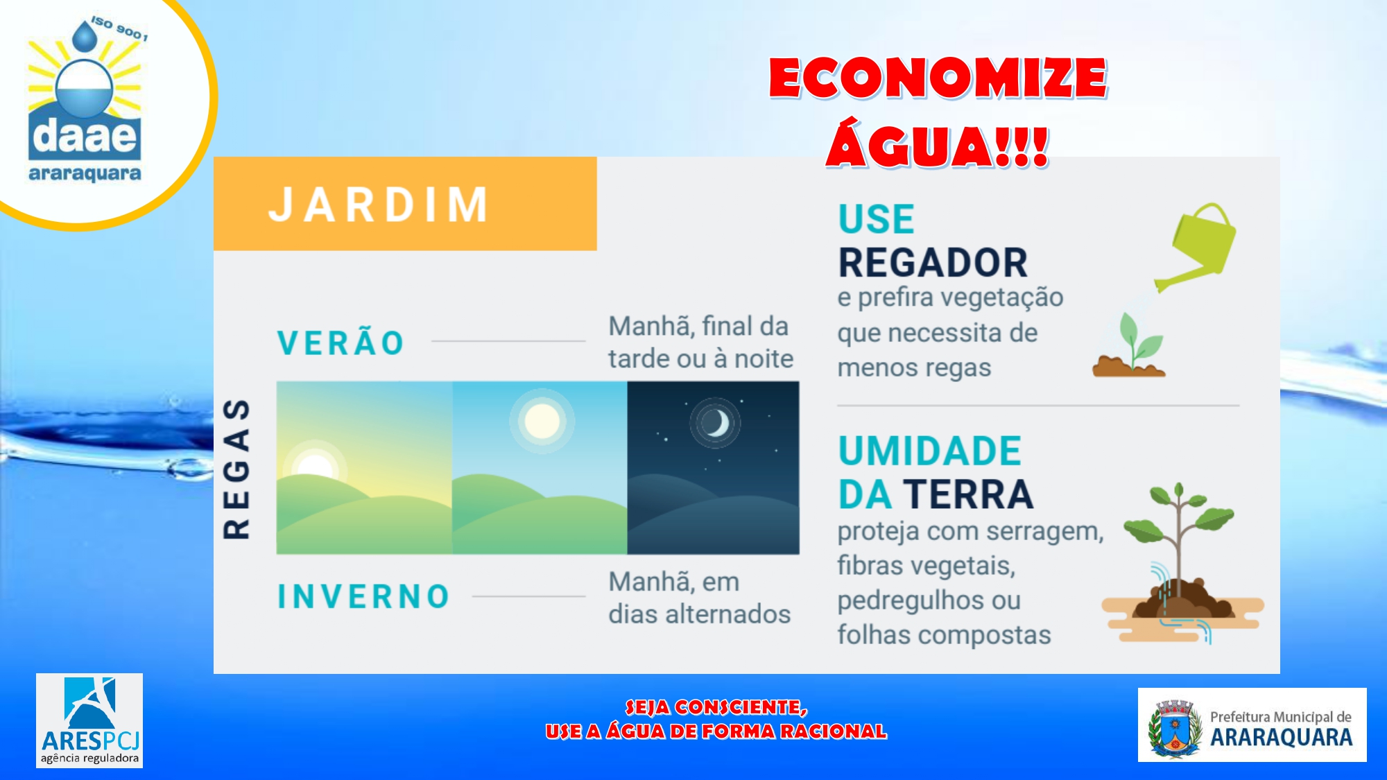 Leia mais sobre o artigo Daae alerta para o uso racional da água