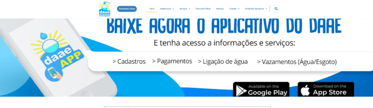 Leia mais sobre o artigo SISTEMA DE PROTOCOLO DO DAAE FICA FORA DO AR PARA MIGRAÇÃO DE PLATAFORMA