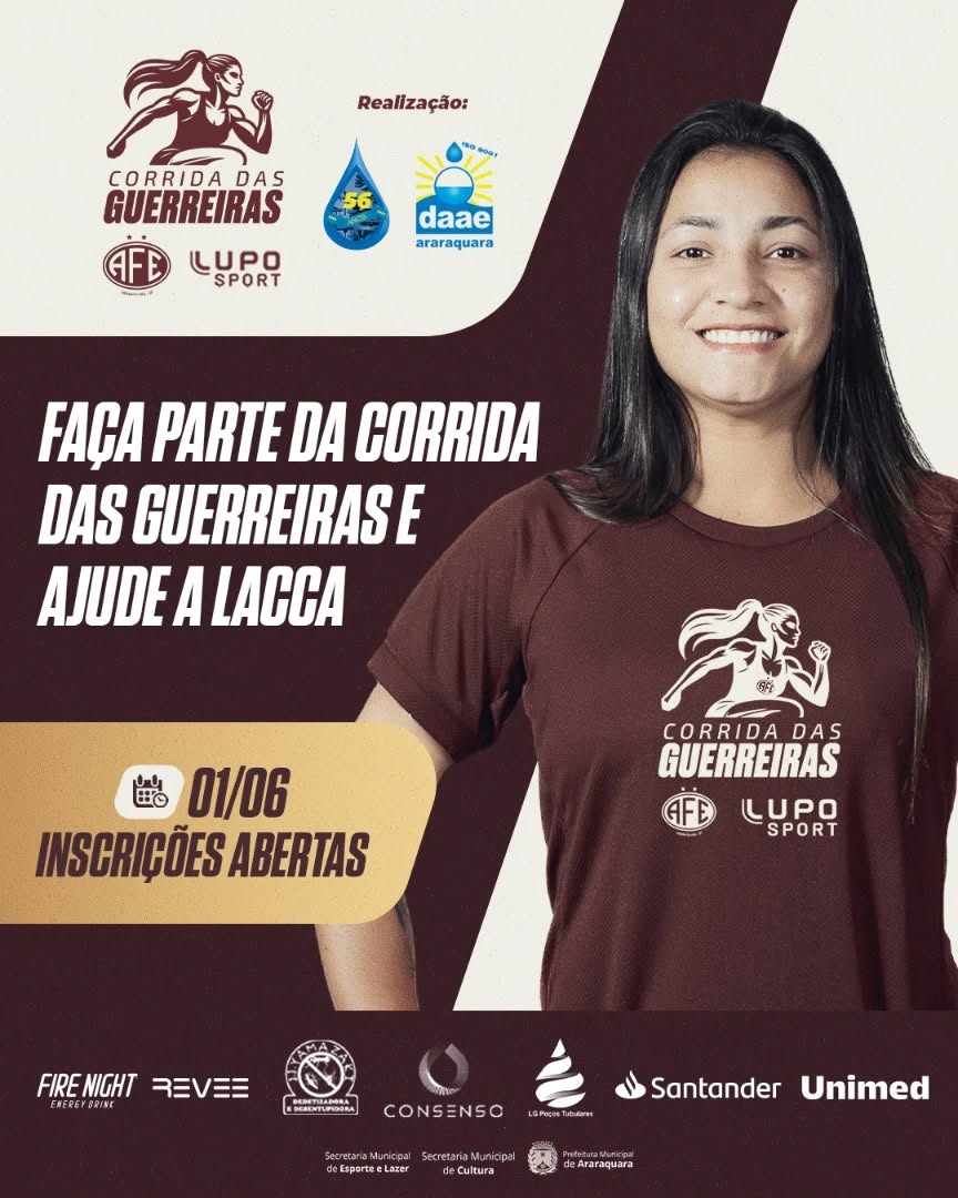 Leia mais sobre o artigo 1ª CORRIDA DAS GUERREIRAS E 4ª CORRIDA DO DAAE, COM APOIO DA LUPO SPORT, UNEM FORÇAS PARA AJUDAR A LACCA