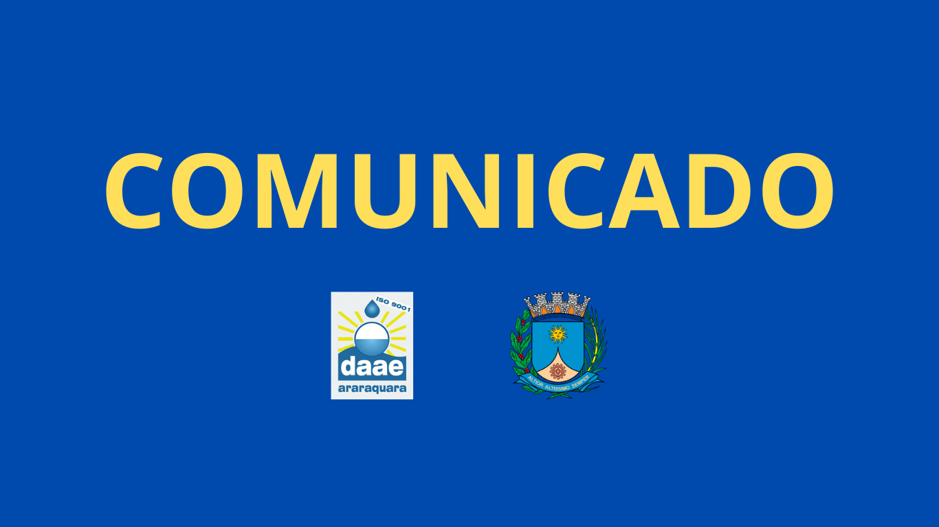 Comunicado sobre Tarifa de Resíduos Sólidos